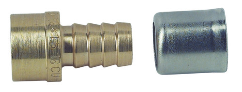 Lot de 10 - Somatherm raccords union PER mixte à sertir - droit réduit PER Ø16 et cuivre Ø14 - Somatherm